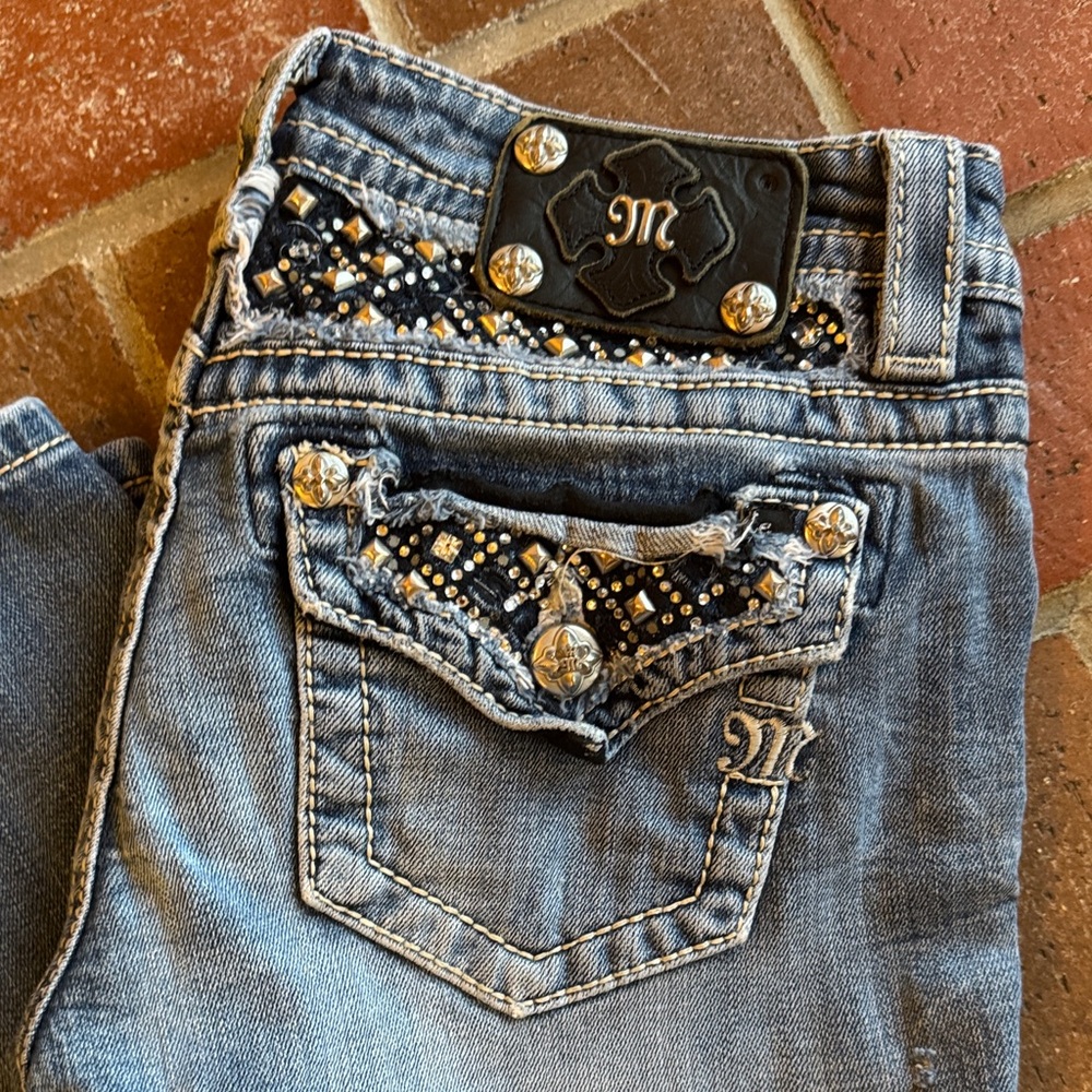 Miss Me Embellished‎ Blue Bootcut Jeans